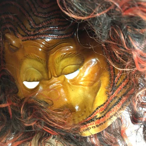 VTG Cesar Lion Head Rubber Latex Halloween Mask